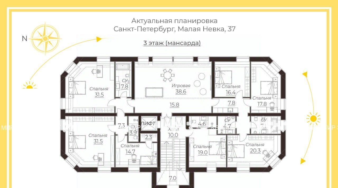 дом г Санкт-Петербург метро Крестовский Остров наб Реки Малой Невки 37 фото 5