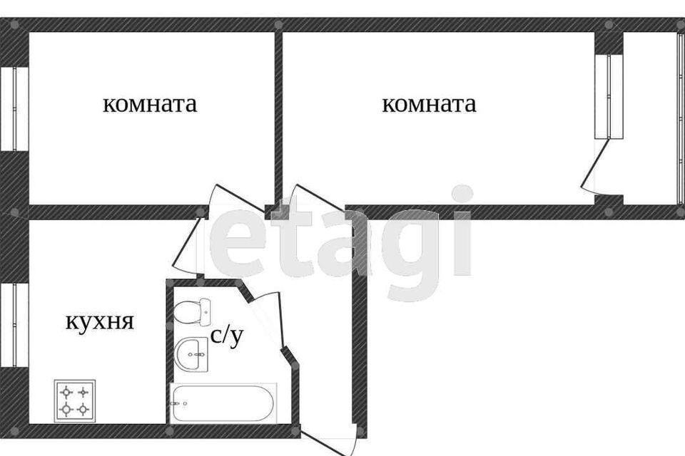 квартира г Сургут ул Островского 5 Сургутский район фото 9