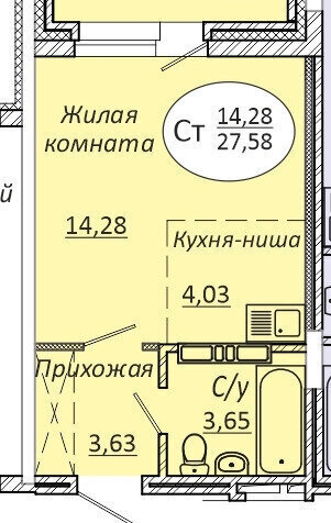 квартира г Новосибирск р-н Октябрьский Золотая Нива ул 2-я Воинская 51 фото 2