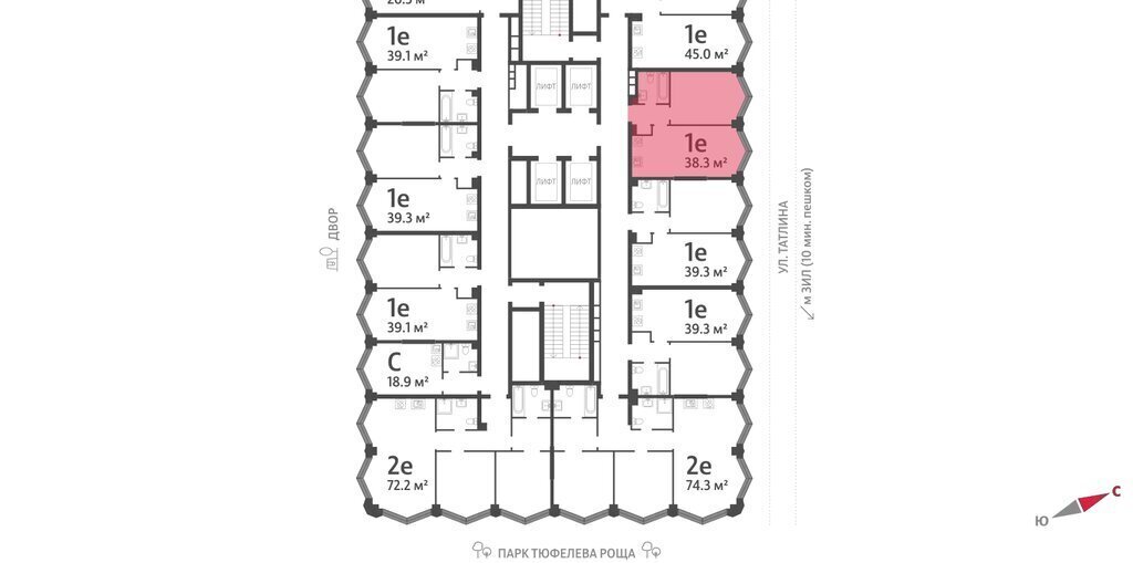 квартира г Москва метро ЗИЛ ЮАО Даниловский ЖК «ЗИЛАРТ» 21/22 фото 2