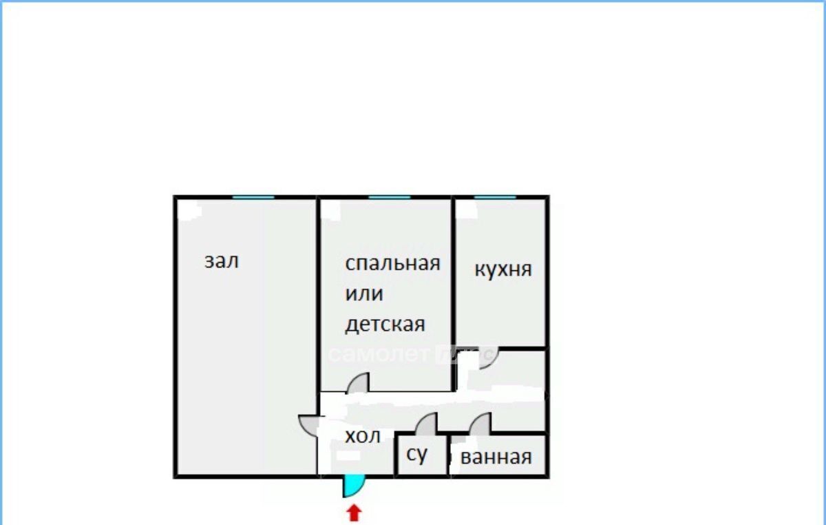 квартира г Электросталь Северный пр-кт Ленина 06к/1 фото 4