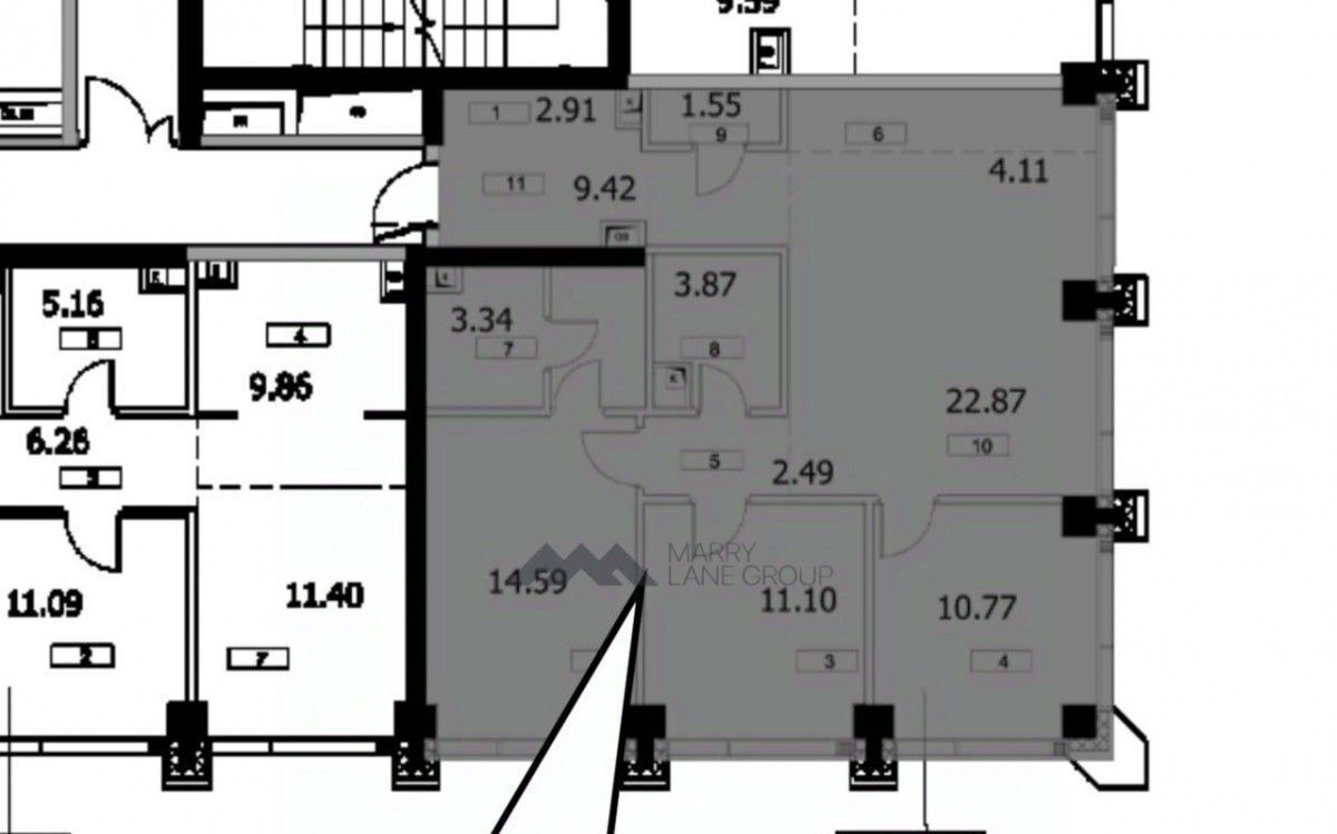 квартира г Москва метро Марьина Роща ул 4-я Марьиной Рощи 12к/1 фото 3