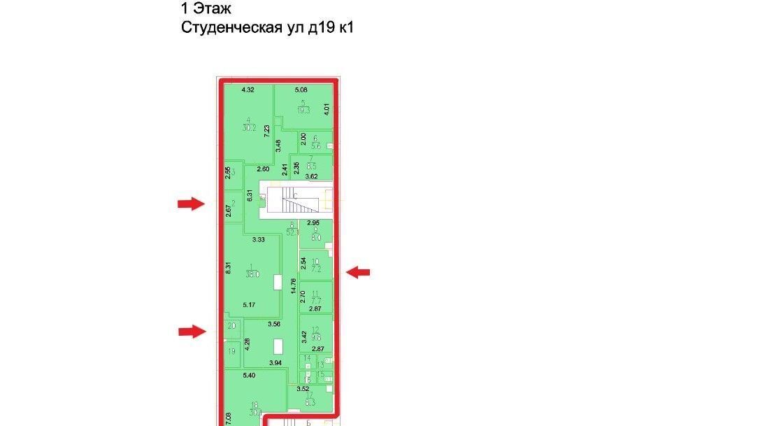 свободного назначения г Москва ЗАО ул Студенческая 19к/1 муниципальный округ Дорогомилово фото 9