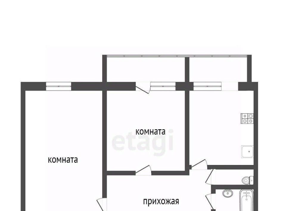 квартира г Сургут ул Федорова 59 23-й фото 2