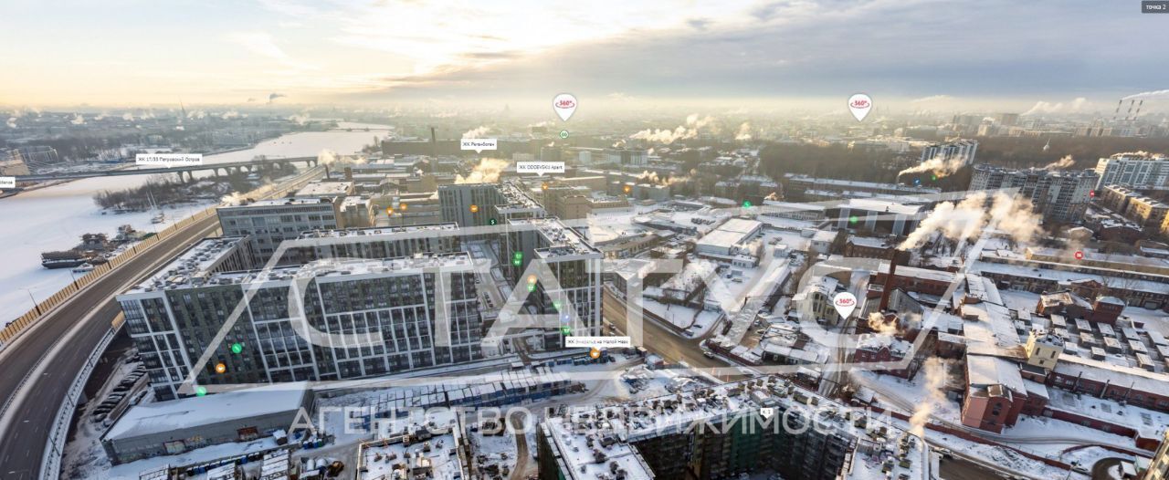 квартира г Санкт-Петербург метро Приморская ул Уральская 25 округ Остров Декабристов фото 33