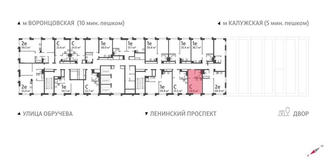 метро Калужская метро Коньково ЖК «Обручева 30» Юго-ЗАО, 40-й квартал, к 1 фото