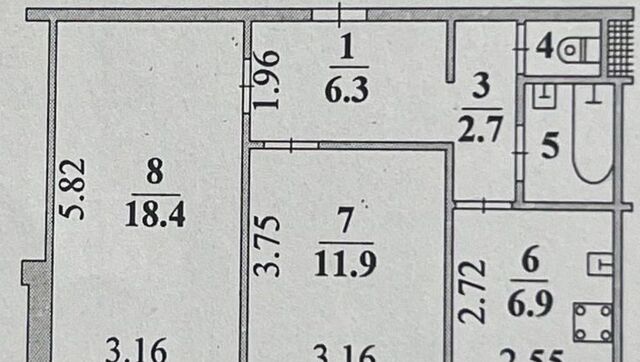 квартира р-н Октябрьский б-р Сергея Есенина 4 фото