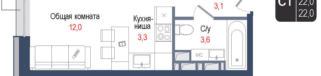 квартира г Королев мкр Первомайский жилой комплекс Киноквартал, к 1, Белокаменная фото 1