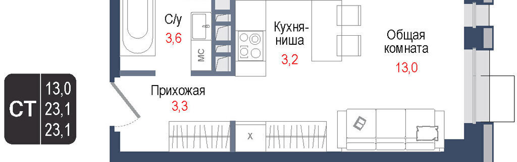 квартира г Королев мкр Первомайский жилой комплекс Киноквартал, к 1, Белокаменная фото 1