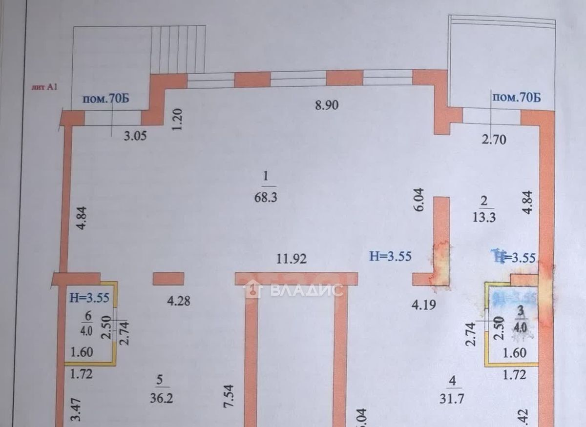 свободного назначения р-н Ейский г Ейск ул Красная 59/7к 2 фото 2