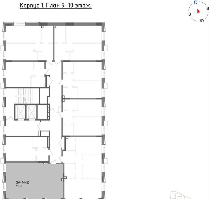 квартира г Казань метро Горки р-н Советский ул Бухарская 5 ЖК «Вознесенский квартал» фото 15