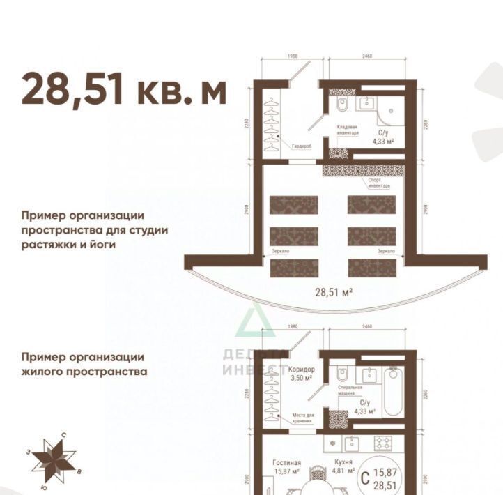 квартира г Уфа р-н Кировский ул Менделеева 137к/3 апарт-комплекс IREMEL TOWER фото 3