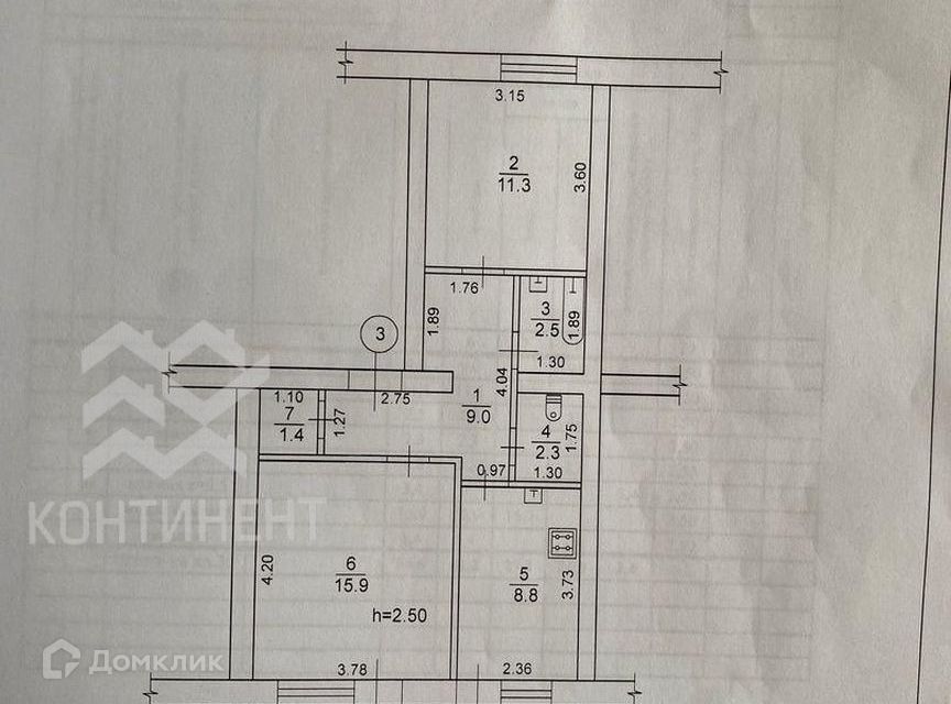 квартира р-н Черноморский пгт Черноморское ул Кооперативная 49 Черноморское сельское поселение фото 7