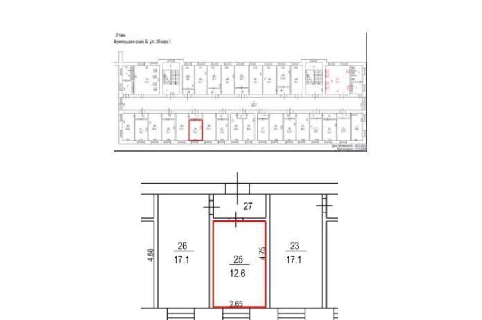 комната г Москва метро Профсоюзная ул Большая Черёмушкинская 36к/1 муниципальный округ Академический фото 1