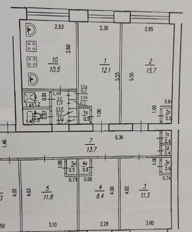 комната г Уфа р-н Орджоникидзевский ул Кольцевая 31 фото 8