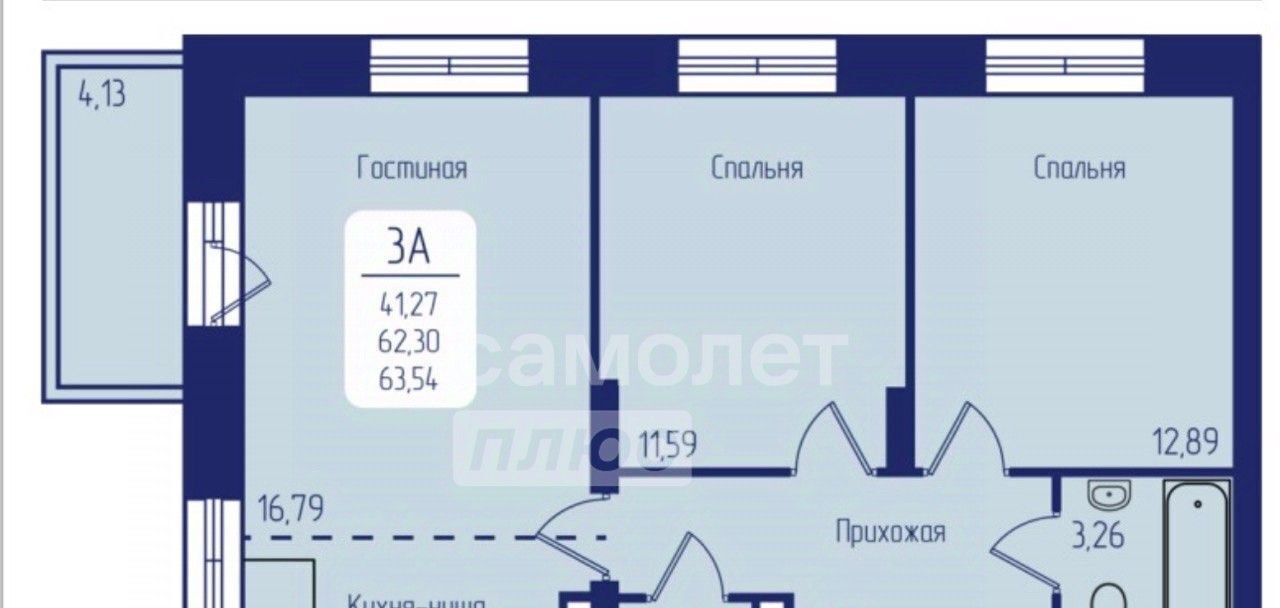 квартира г Красноярск р-н Октябрьский пр-кт Свободный 66л фото 5