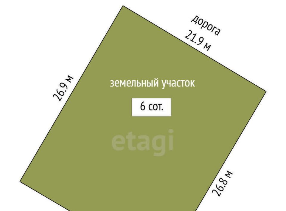 земля г Тюмень р-н Центральный снт Автоприбор-2 ул Яблоневая фото 2