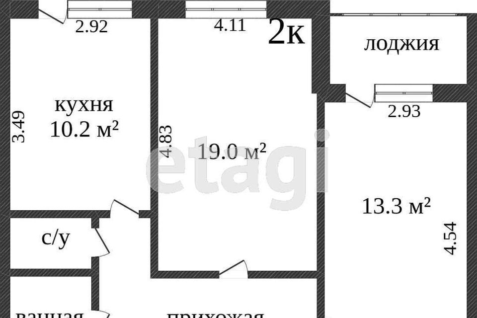 квартира г Белгород ул Белгородского полка пр-кт Белгородский 37 Белгород городской округ фото 4