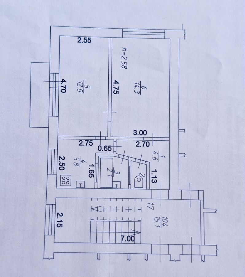 квартира г Краснодар р-н Карасунский ул им. Евдокии Бершанской 404 фото 22