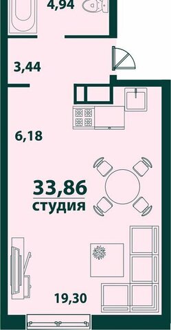 г Ульяновск р-н Засвияжский 19-й микрорайон ЖК «‎Аквамарин 2» 4 фото