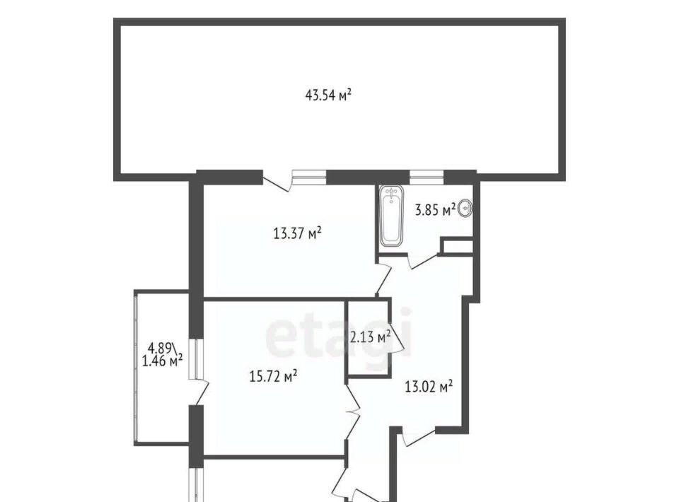 квартира р-н Всеволожский г Мурино б-р Менделеева 11к/1 Девяткино фото 2