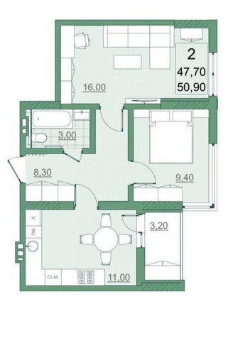 р-н Кировский Солнечный 2 фото