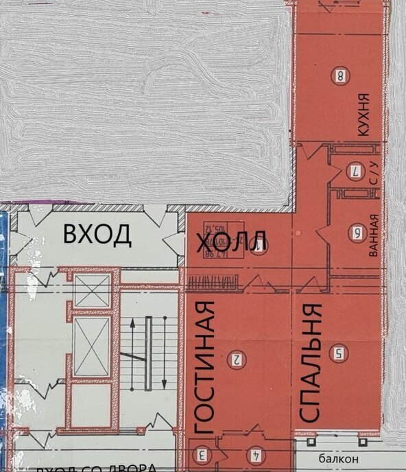 квартира г Грозный ул Соловьиная 68б Байсангуровский район фото 6