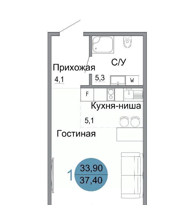 квартира г Керчь Белый город жилой комплекс фото 1