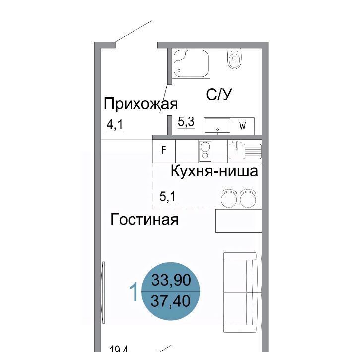 квартира г Керчь Белый город жилой комплекс фото 1