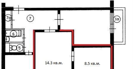 комната г Москва метро Покровское ул Дорожная 16к/2 муниципальный округ Чертаново Южное фото 9