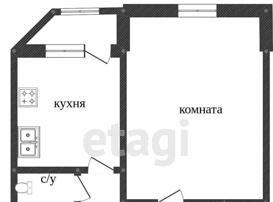 квартира г Сургут ул Лермонтова 4 13А фото 2