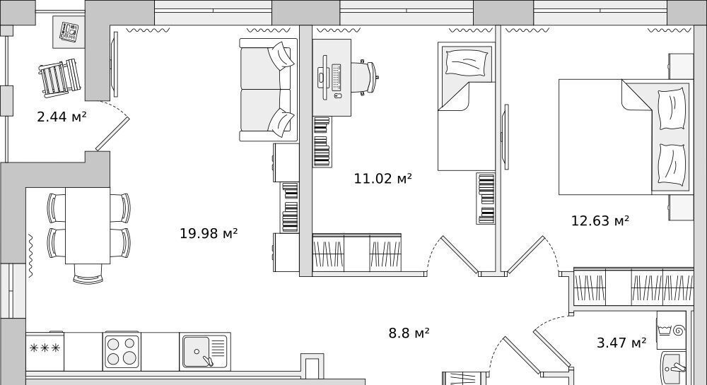 квартира р-н Всеволожский г Мурино ул Шоссе в Лаврики 51 Девяткино фото 1