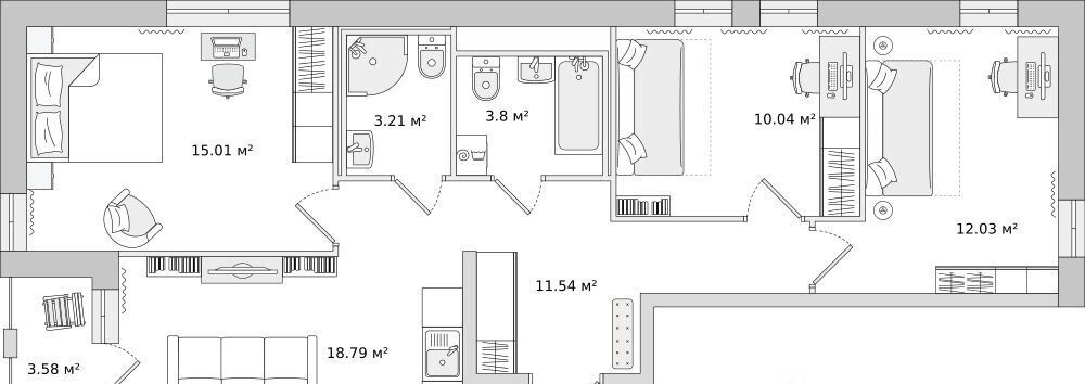 квартира р-н Всеволожский г Мурино ул Шоссе в Лаврики 51 Девяткино фото 1