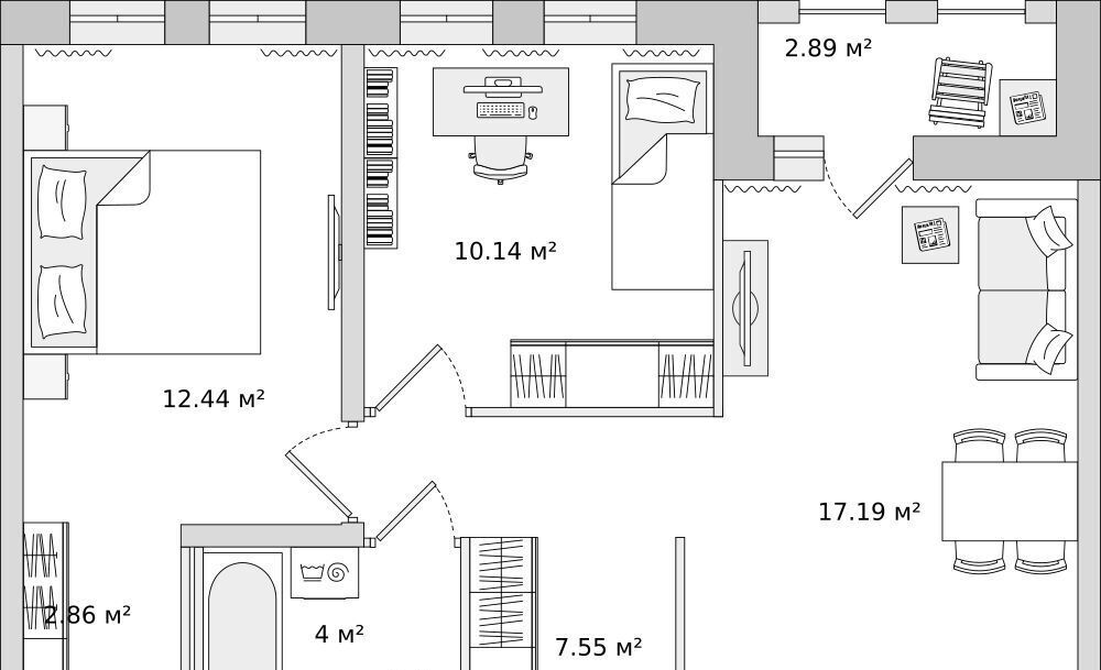 квартира р-н Всеволожский г Мурино ул Шоссе в Лаврики 51 Девяткино фото 1