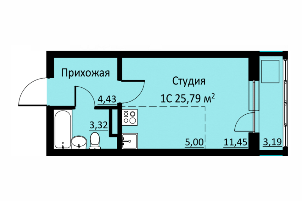 квартира р-н Пермский д Кондратово ул Водопроводная 6/1 фото 1