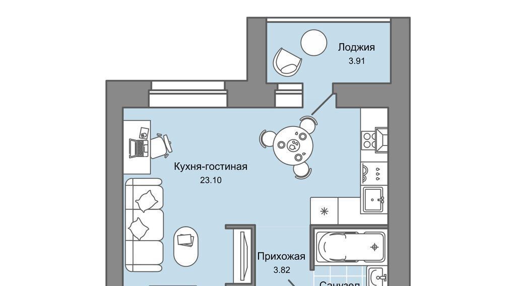 квартира г Киров р-н Ленинский ЖК Урванцево Знак жилой комплекс фото 1