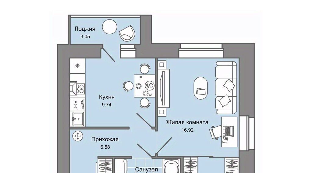 квартира г Киров р-н Ленинский ЖК Урванцево Знак жилой комплекс фото 1