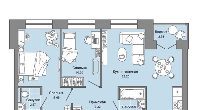 р-н Ленинский ЖК Урванцево Знак жилой комплекс фото