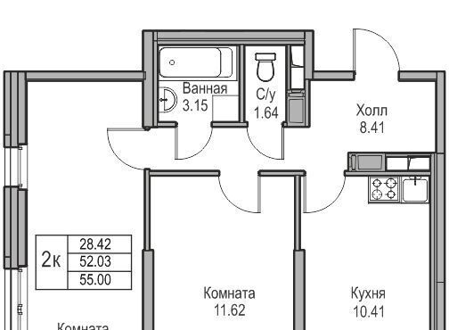 квартира г Санкт-Петербург ул Ивинская 1к/3 Беговая фото 1