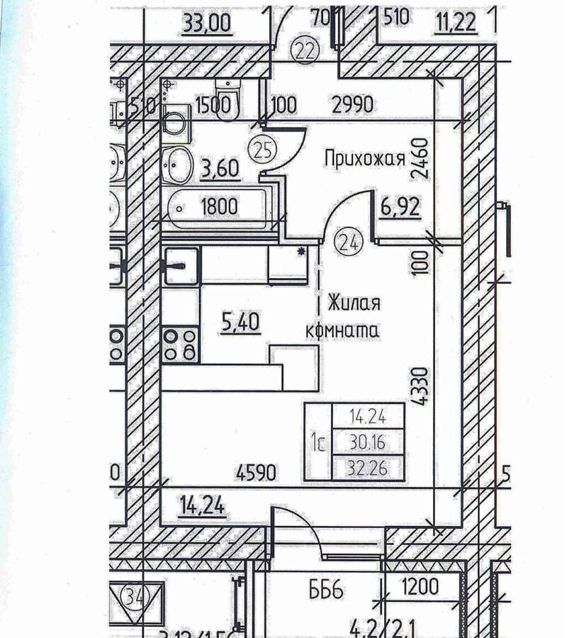 квартира г Пермь р-н Ленинский ул Окулова 24 ЖК «Камские огни» фото 1