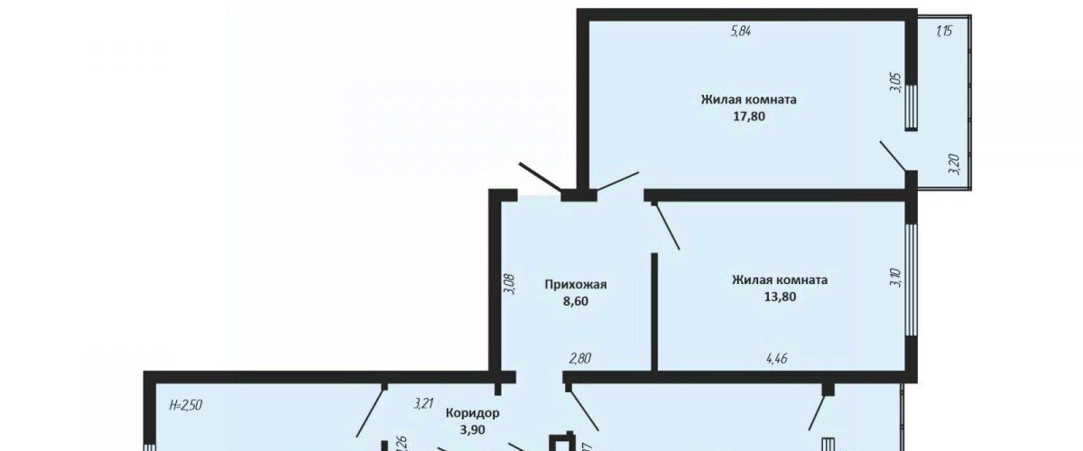 квартира г Краснодар р-н Прикубанский ул Душистая 73 фото 2