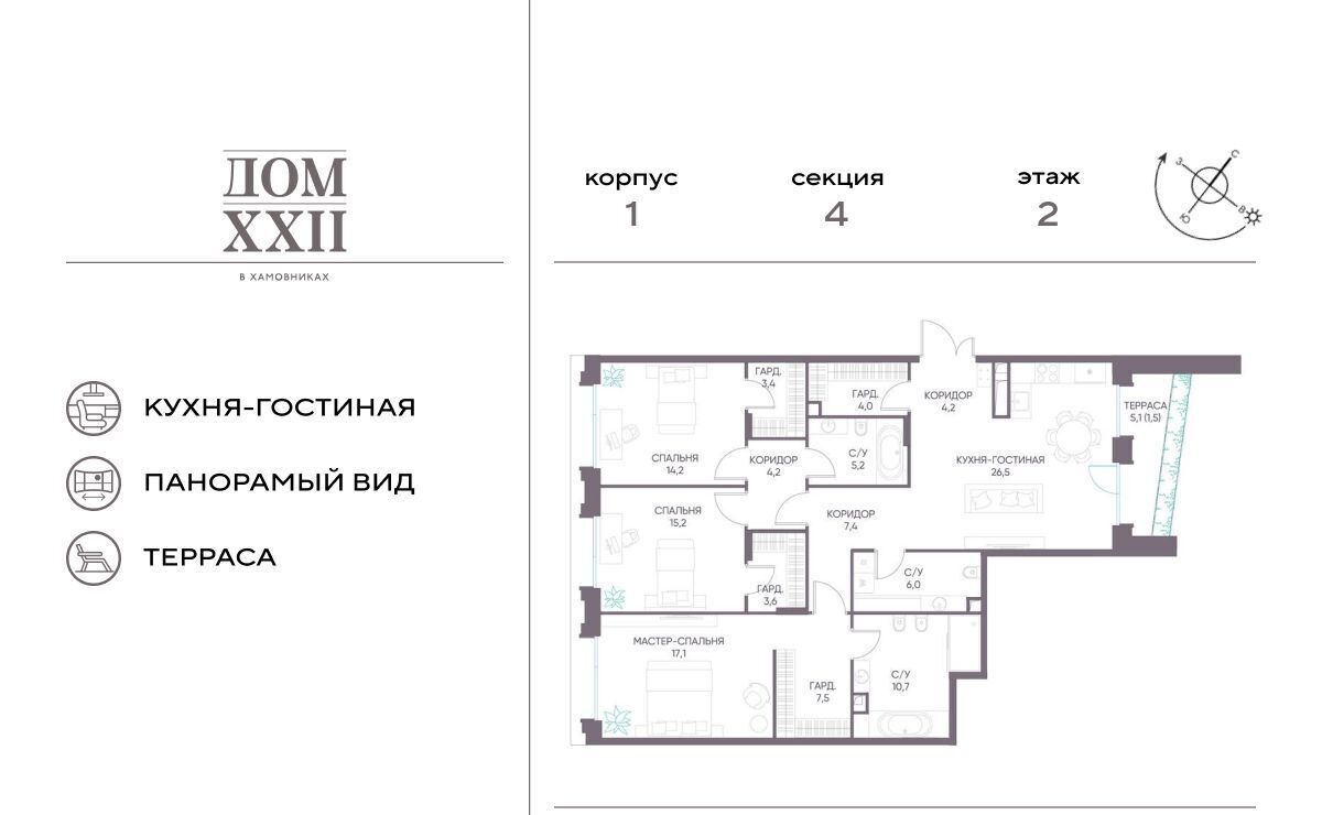 квартира г Москва метро Спортивная 531-й кв-л, Дом 22 жилой комплекс фото 1