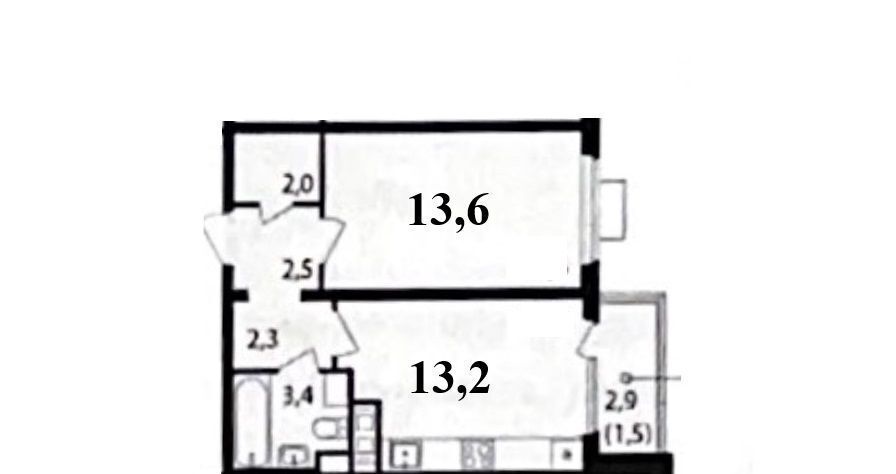 квартира г Москва метро Лесопарковая ш Варшавское 170ек/9 фото 13