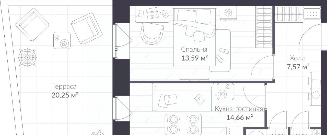 квартира г Санкт-Петербург п Стрельна ш Красносельское 22 метро Проспект Ветеранов фото 1