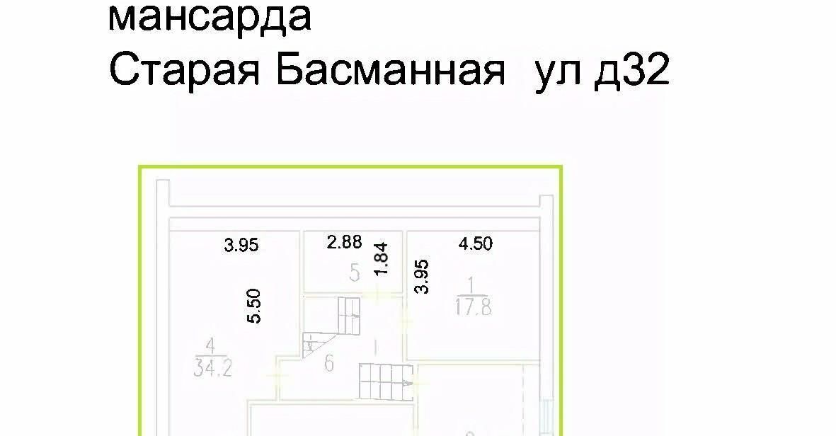 свободного назначения г Москва ЦАО Бауманка ул Старая Басманная 32 фото 5