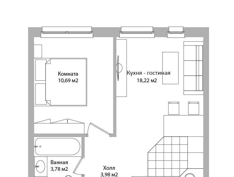 квартира г Москва метро Медведково ул Троицкая 3г Московская область, Мытищи фото 2