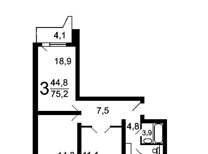 квартира г Москва метро Ховрино ул Дыбенко 18к/1 фото 2