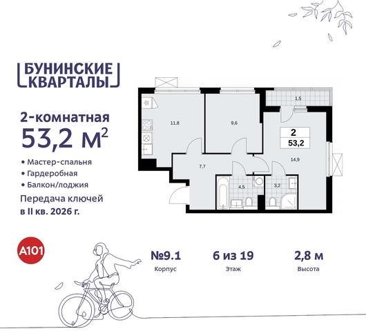 п Сосенское ЖК Бунинские Кварталы пр-кт Куприна 2 Сосенское, Ольховая, Бунинская аллея фото