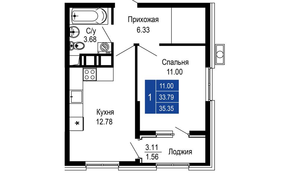 квартира г Евпатория городской округ Евпатория, Строящийся ЖК Море фото 1