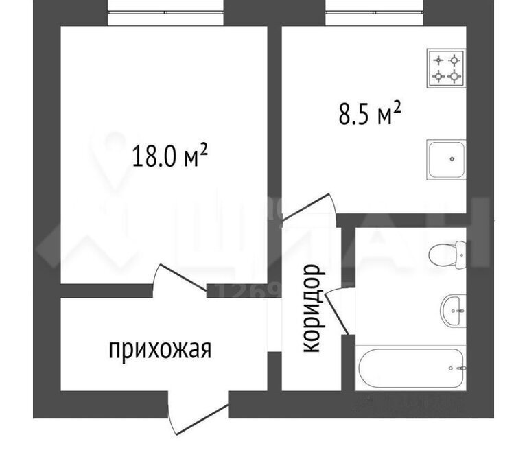 квартира г Москва метро Ростокино ш Ярославское 117с/3 фото 16